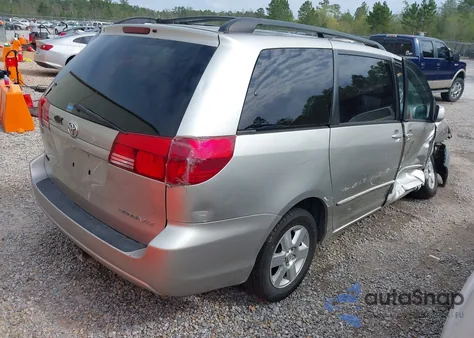 2004 Toyota Sienna Xle из США, поврежденный, VIN 5TDZA22C64S153721